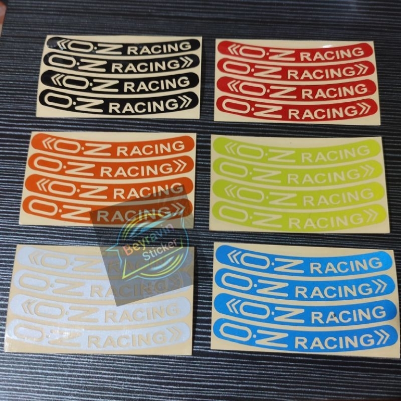 STICKER VELG STIKER OZ RACING ISI 4 CUTTING