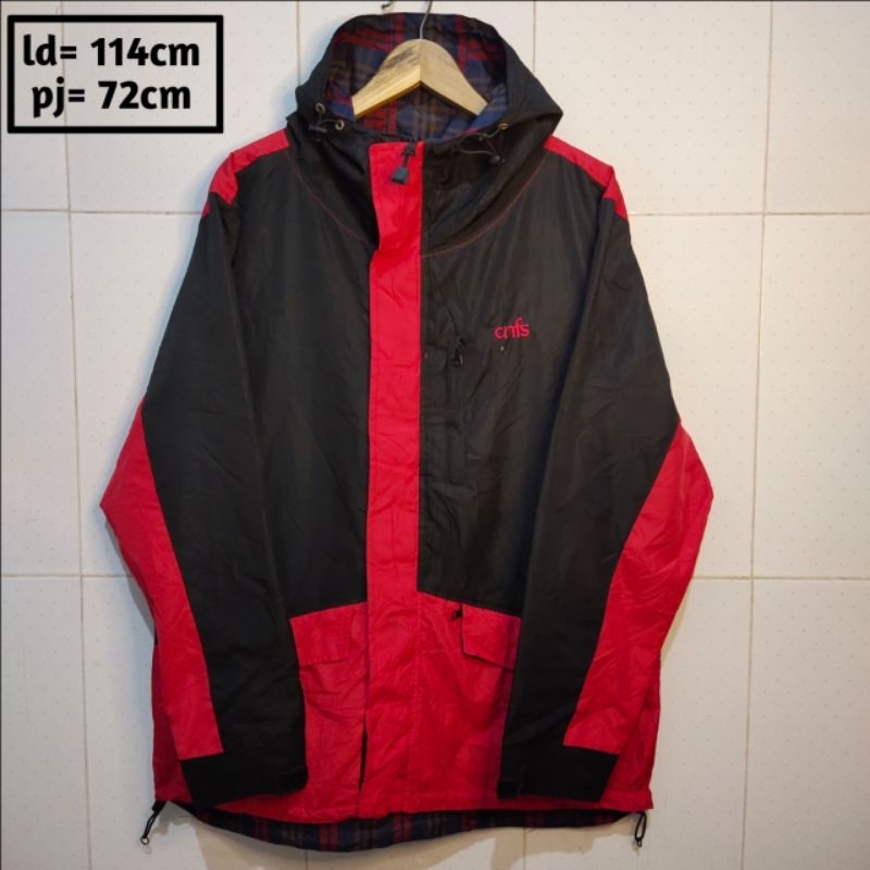 CONFUSE CNFS preloved branded jaket pria wanita cewek cowok thrift pl bekas second jacket parasut ou