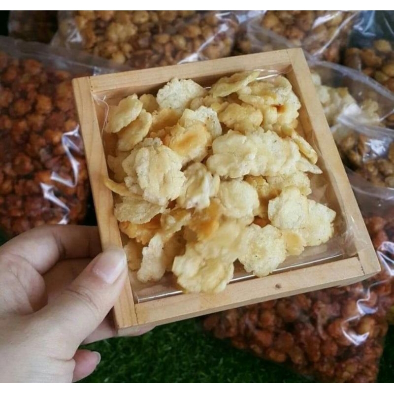 

EMPING ASIN GURIH / KRIPIK MELINJO ORIGINAL ASIN / BELINJO TAWAR 200 GRAM
