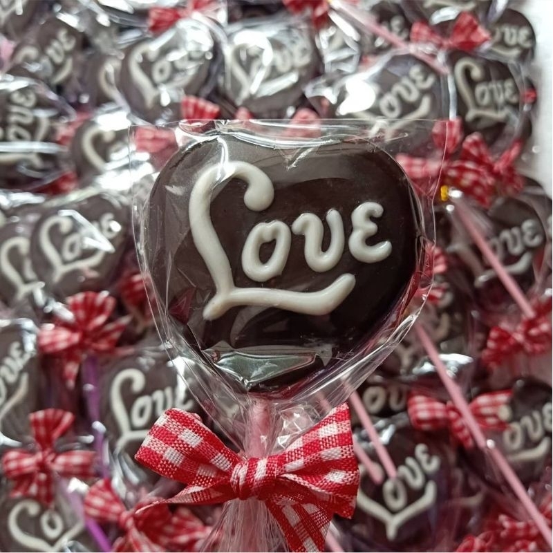 

Coklat valentine lollipop love untuk souvenir corporate tukarkado