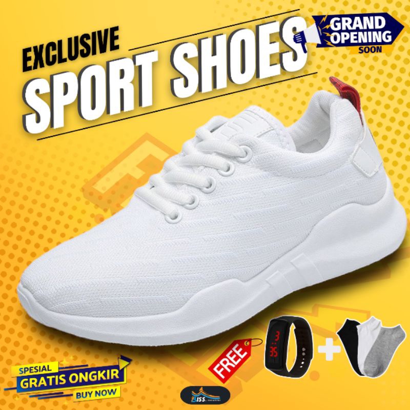 Sepatu pria wanita sneakers original panarybody putih cewek import