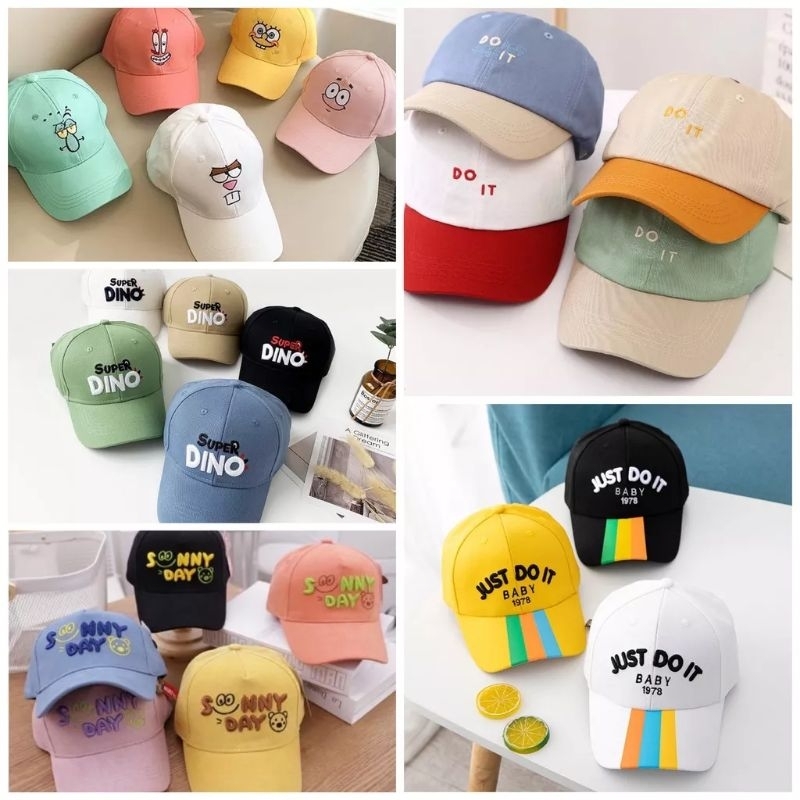 Topi Anak Fashion Karakter umur 4-10 tahun