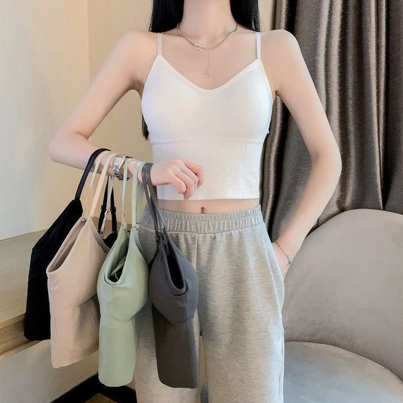 Tanktop Bra Fashion (T79)Tanktop Wanita Punggung Terbuka dengan Tali Import Atasan Seksi