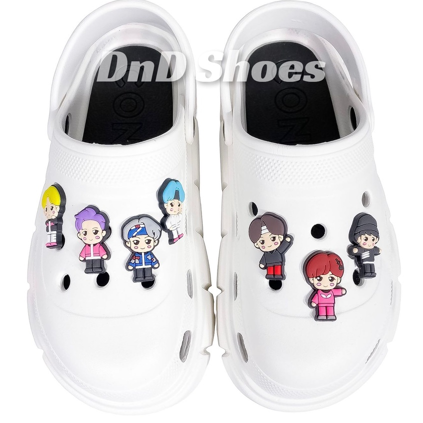 TERMURAH Wedges Wanita EVA 6cm PREMIUM BTS ARMY Dane and Dine W77