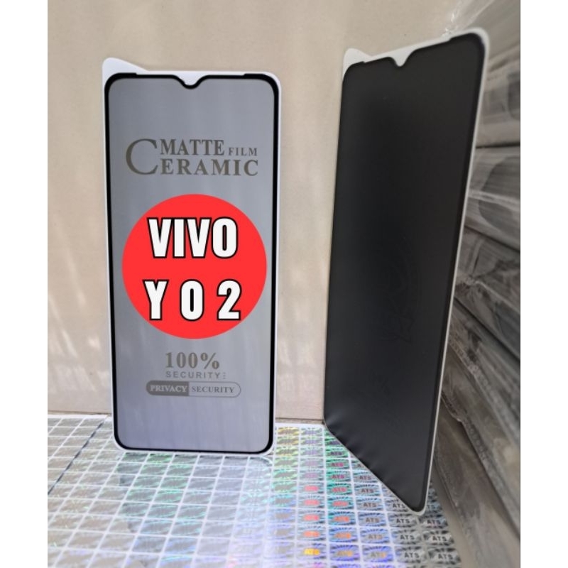 TG Anti gores ceramic matte privacy anti spy Vivo all type Vivo Seri Y Vivo Seri Y