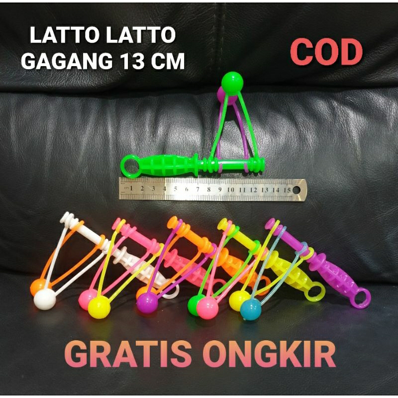 LATTO LATTO GAGANG MINI 13 CM GLOWING MAINAN ANAK