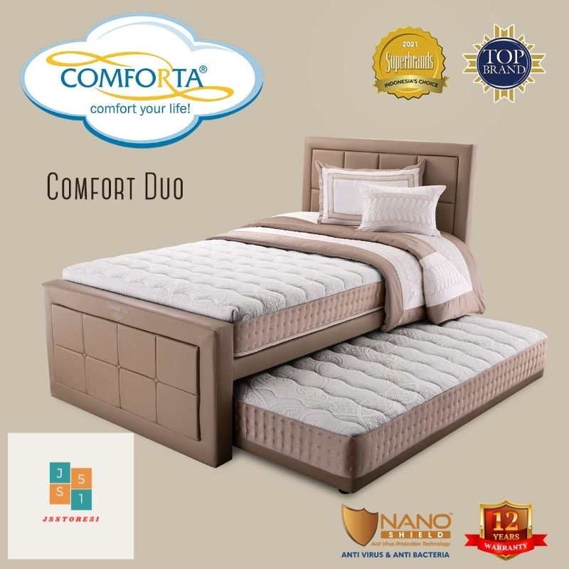 COMFORTA KASUR SORONG KASUR DOUBLE BED - 2IN1 COMFORT DUO