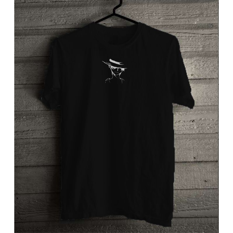 Kaos Luffy OnePiece, kaos catton combed 30s, KAOS DISTRO, KAOS MURAH