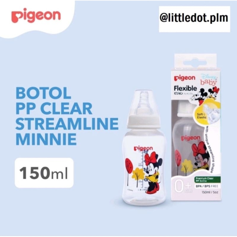 Pigeon Disney Botol Susu Standard / Slim Neck / PROMO botol Mickey Minnie Lusty Bunny Slim Neck