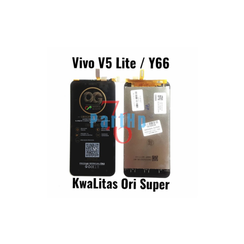 Lcd Touchscreen Fullset Kwalitas Ori Vivo V5 Lite - Y66  - Hitam