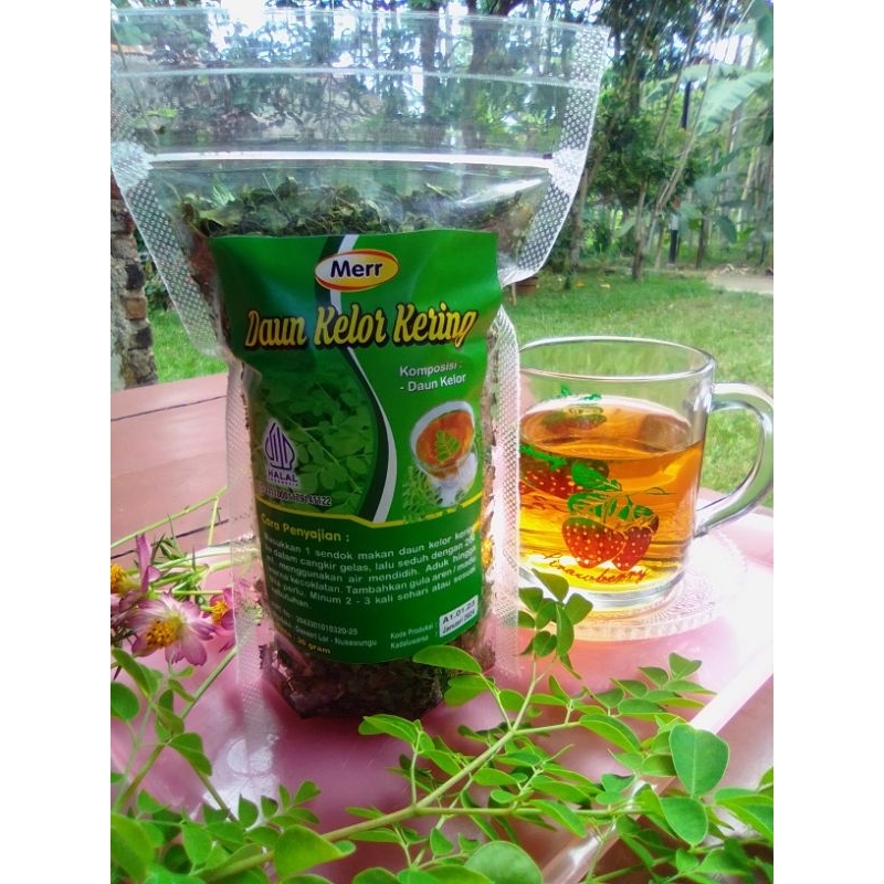 

teh daun kelor kering murah