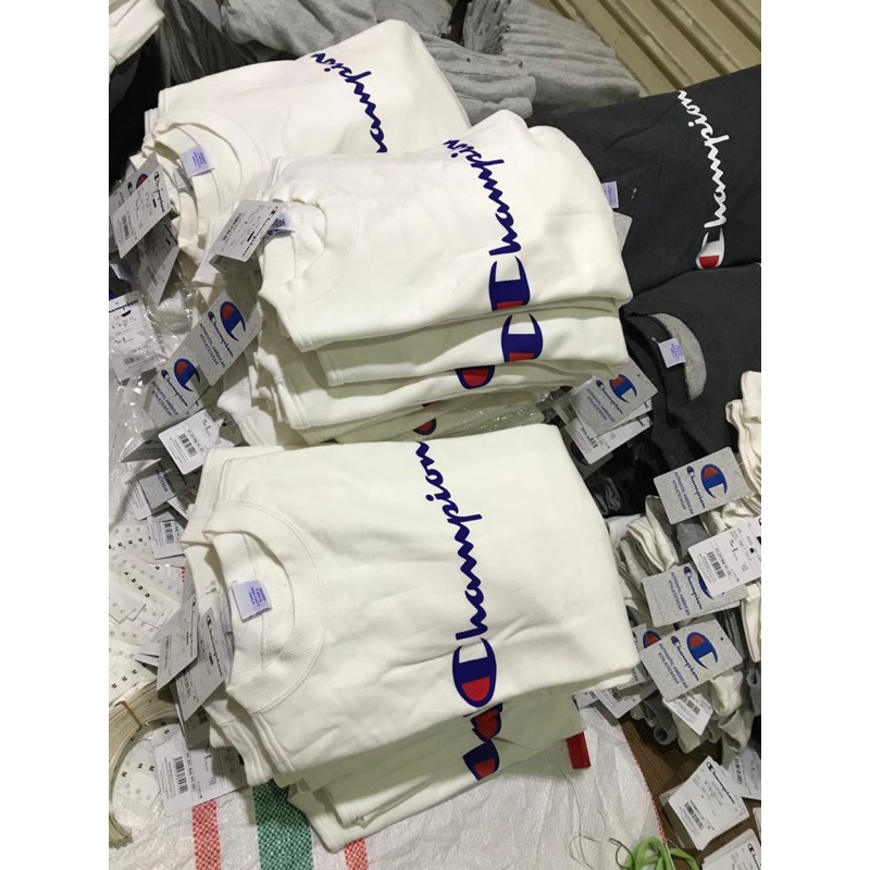 CREWNECK CHAMPION BIGSCRIPT ORIGINAL BNWT (JAPAN )