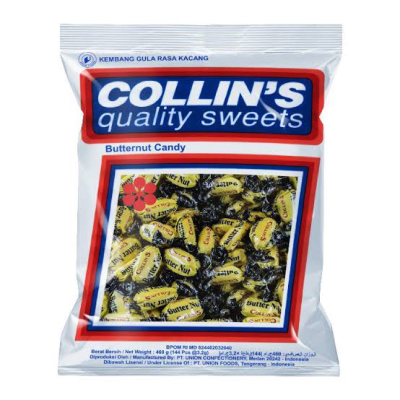 

Permen Collins Butternut 160 gr - Collin's Butternut Candy - isi 50 pcs