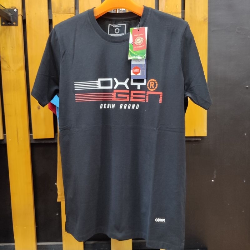 OXYGEN ORIGINAL 004 Atasan Kaos Oblong Pria Lengan Pendek