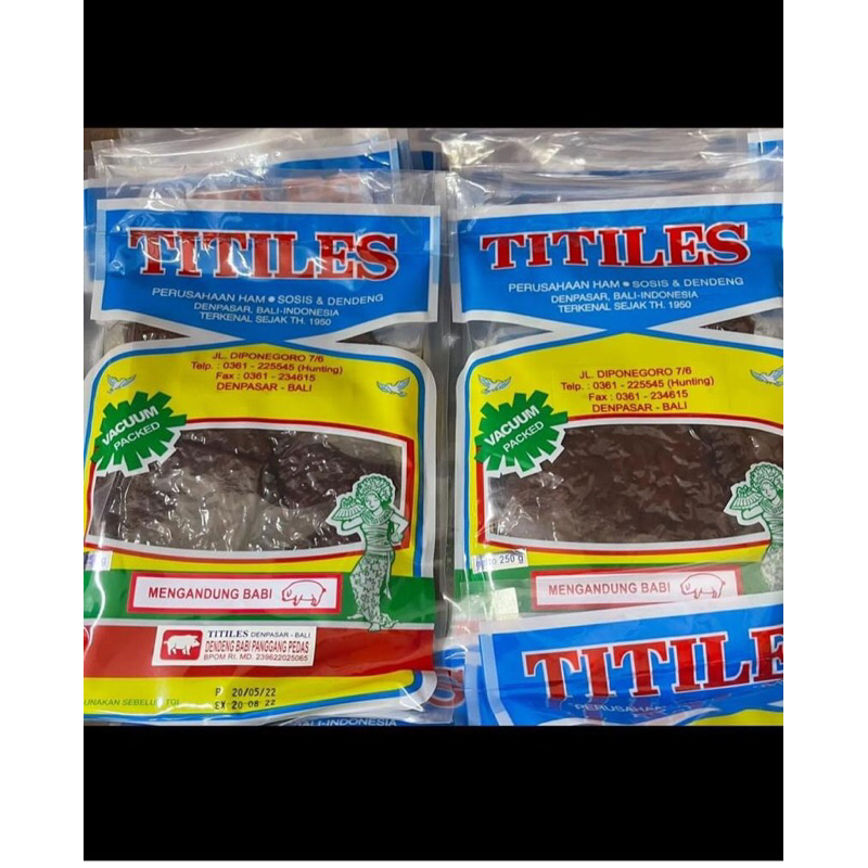 

DENDENG BABI PANGGANG PEDAS TITILIES 250G