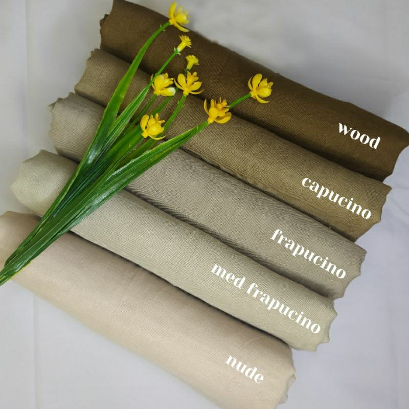 Kerudung Paris Red Rose Polos Segiempat Murah