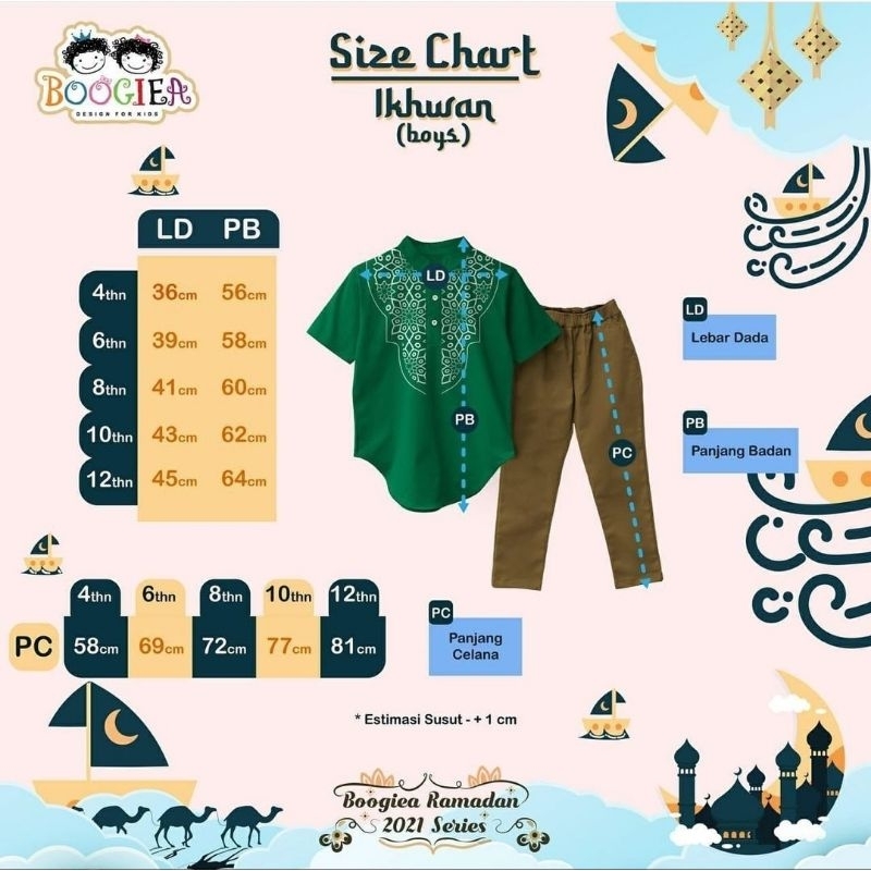 SET RAMADHAN SERIES BOOGIEA COUPLE 4 6 8 10 12  #setelan koko #setelan kaos baju muslim anak