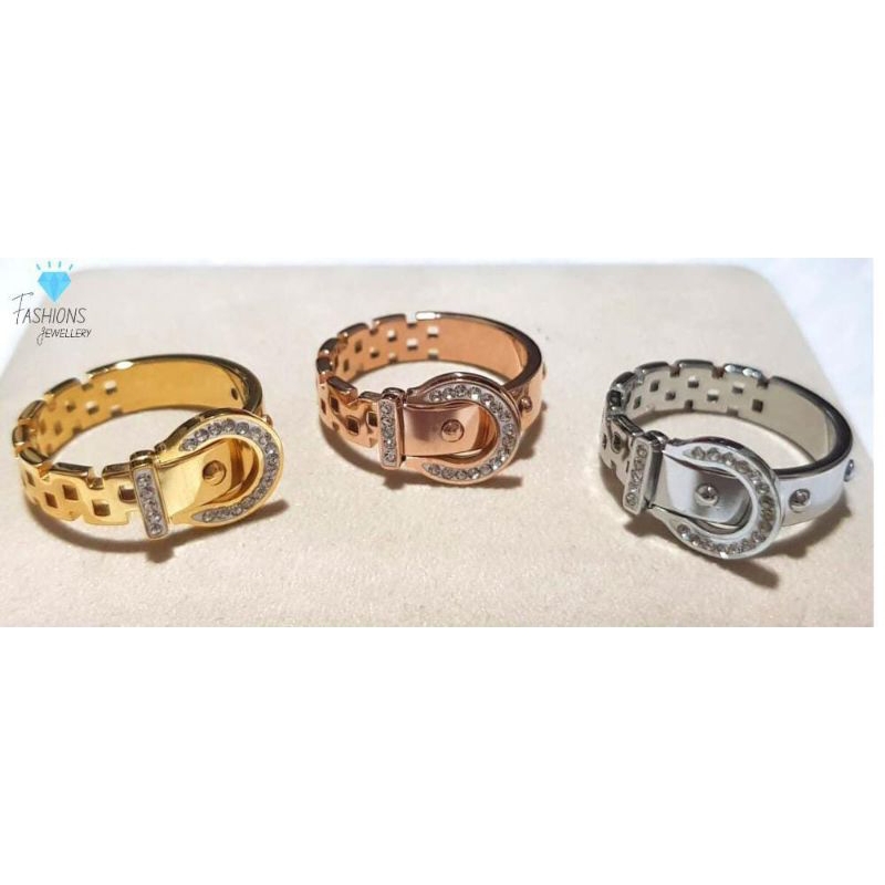 Cincin gesper gold premium anti karat