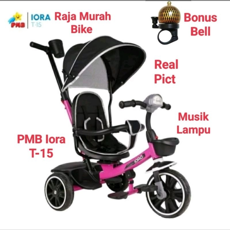 Sepeda Anak Roda Tiga PMB Iora T-15 Sepeda Roda Tiga Iora T15 Pmb