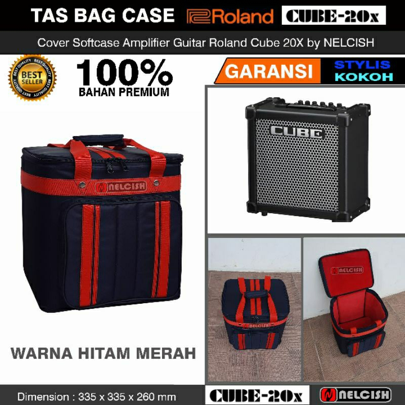 Tas Cover Bag Roland Cube 20X Guitar Amplifier Bag Case Speaker Ampli Untuk Gitar by NELCISH