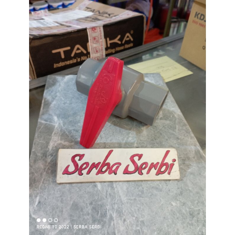 (1-1/2" PVC STOP KRAN) Stop kran keran Ball valve Pvc