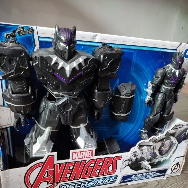 Mainan Anak Marvel Avengers Mech Strike Black Panther