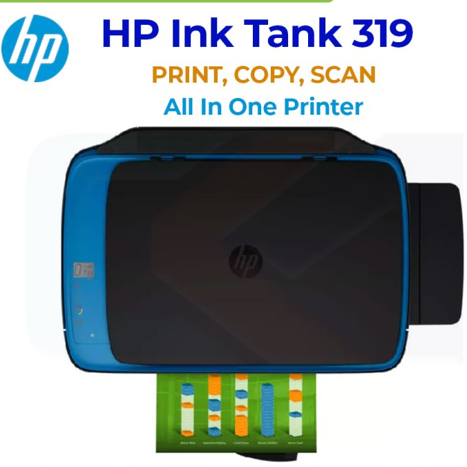 HP Ink Tank 319 All In One Printer (Print, Scan, Copy)