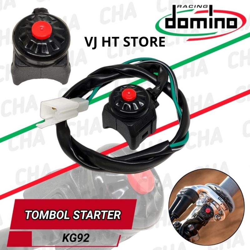 Tombol Stater Motor Merk Domino / Saklar Stater Bulat Domino