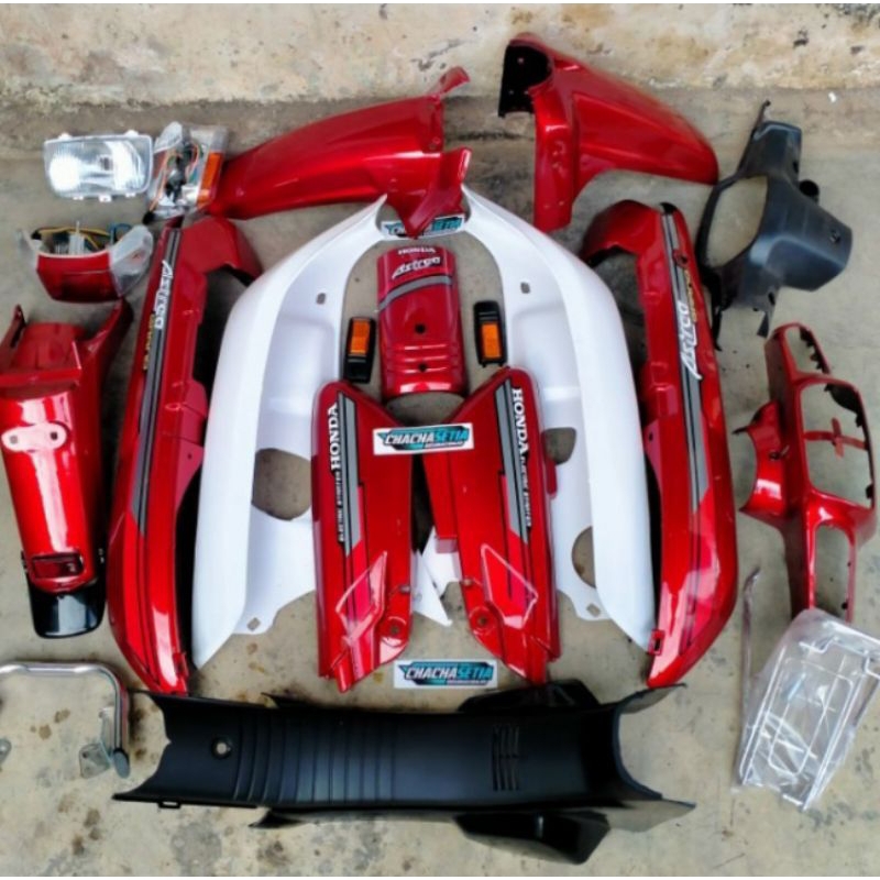 Full Bodi Body Set Honda Astrea grand bulus 91-92 warna merah