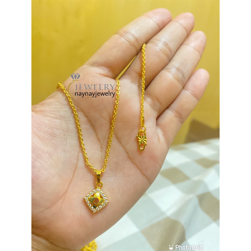 Kalung borju warna 24k ukuran 45 cm