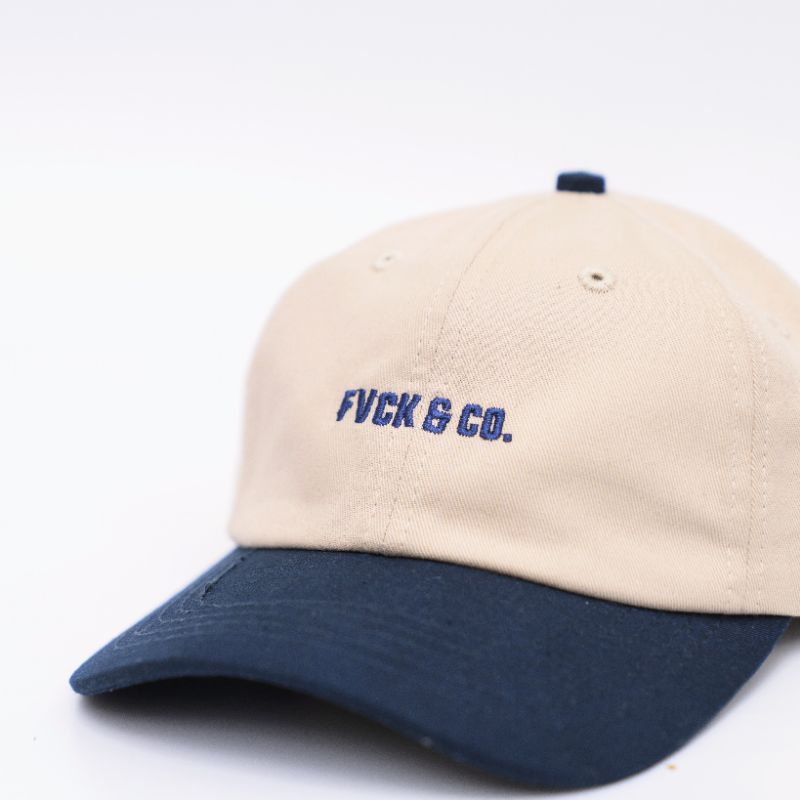 Omidoki Topi Polocaps Cream Navy Fvck