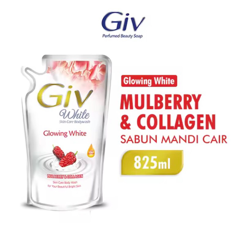 GIV WHITE LIQ SOAP MULBERRY &amp; SWEET BERRY 825ML