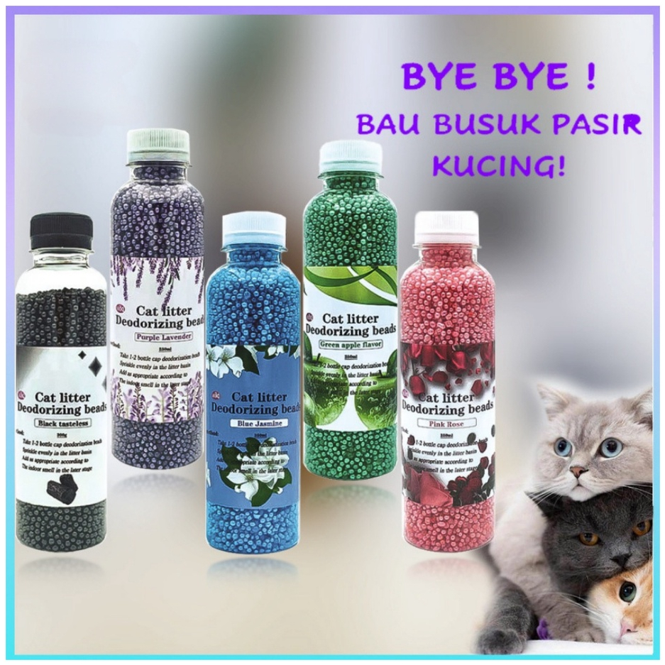 Deodorant Beads Activated Carbon Absorbs - Pewangi Pasir Kucing - Pengharum Cat Litter