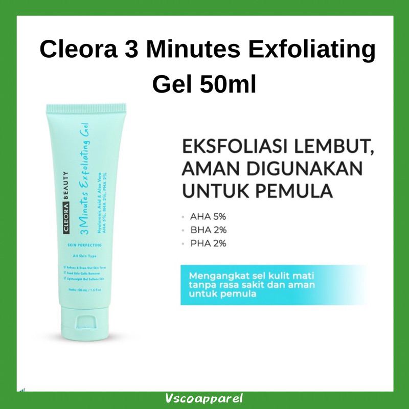Cleora 3 Minutes Exfoliating Gel 50ml