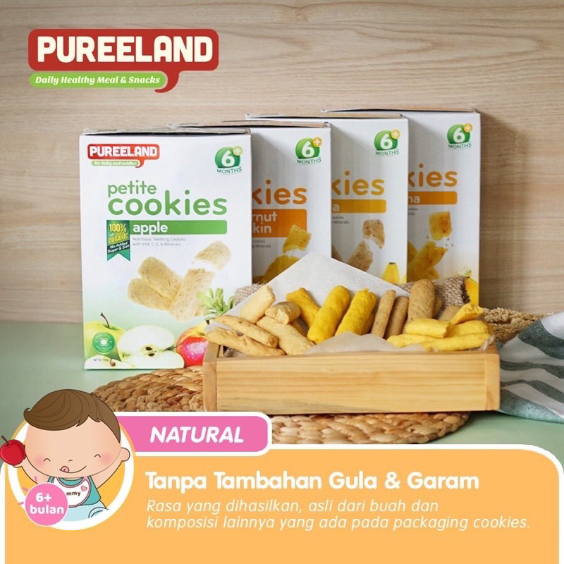

Pureland cemilan snack bayi 6-12 month (paket)