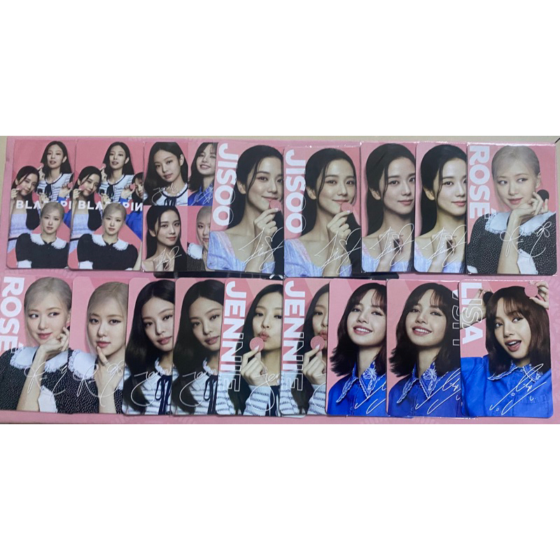 BLACKPINK OREO PHOTOCARD OFFICIAL BLACKPINK PHOTOCARD