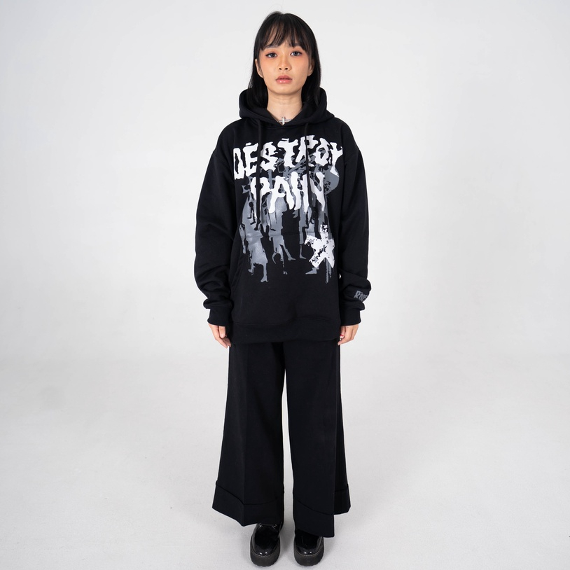 Roofair Hoodie Black - Destroy