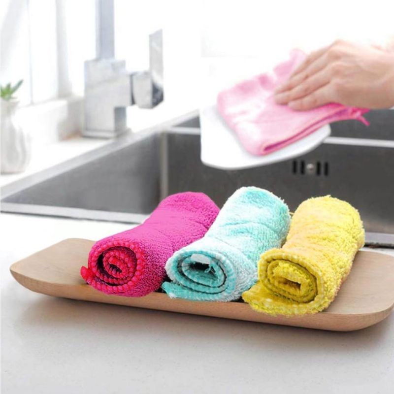 Kain Lap Microfiber Serbaguna 1Bungkus Isi 3Pcs