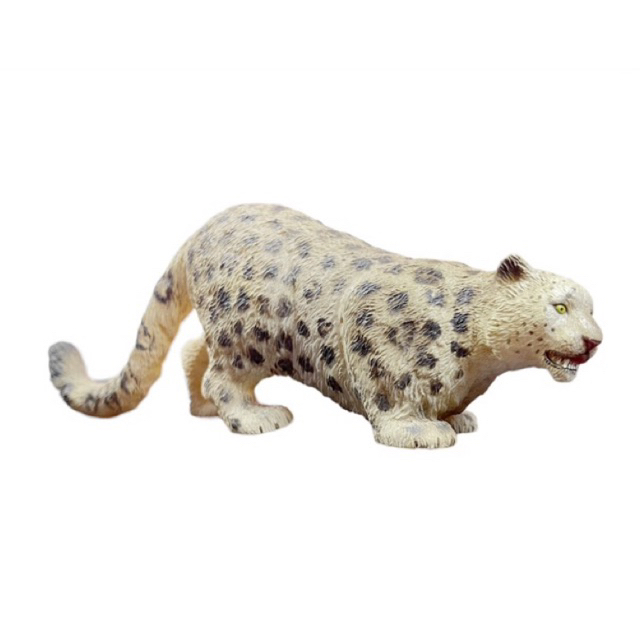 Action Figure SNOW LEOPARD Animal Mainan Toy Miniatur