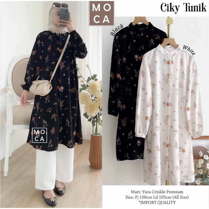 CIKY TUNIK / YURA CRINKLE PREMIUM // MOCCA