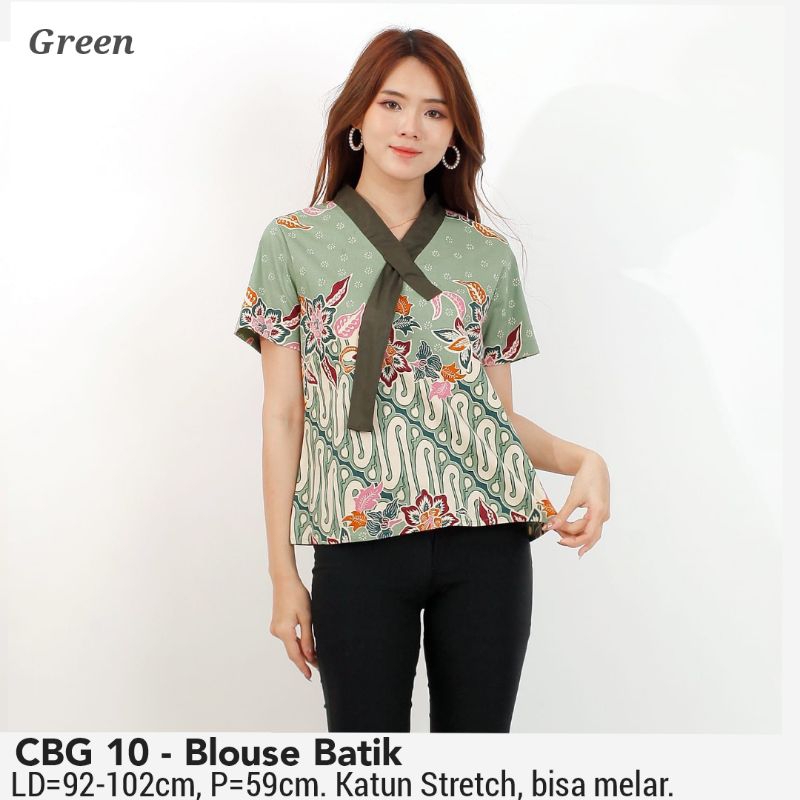 BLOUSE ANYA BATIK MODERN ATASAN WANITA KERJA KANTOR MURAH BAJU CEWEK 10 Blus Katun Stretch Melar FASHION WOMAN ETHNIC