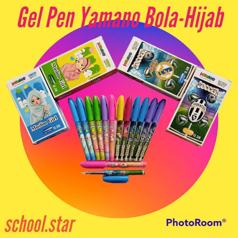 

Pulpen Fancy CLUB BOLA / Gelpen Karakter HIJAB Mata Jarum