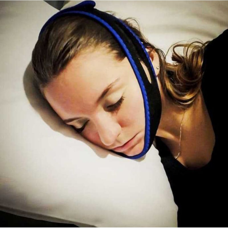 sabuk anti ngorok dengkur / penahan ngorok / penahan dengkur / anti dengekur / Snoring Solution Chin Rest Band Strap