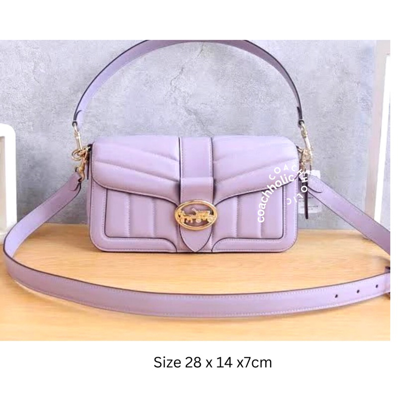 coach georgie quilted