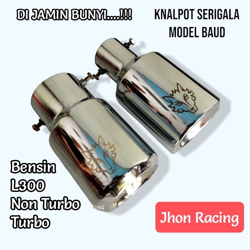 knalpot serigala srigala guk guk model baud l300 elf ragasa traga umplung canter hino dyna panther granmax carry