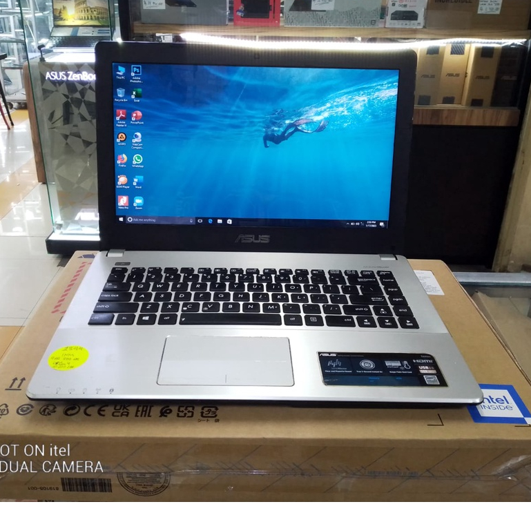 LAPTOP LEPTOP DESAIGN GAMING CORE I5 RAM 4GB HDD 500 GB 14 INCH VGA NVIDIA 2GB SIAP PAKAI