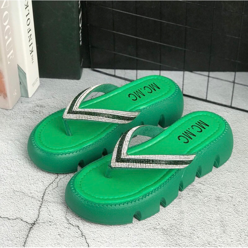 Wedges C2218 wanita import realpict