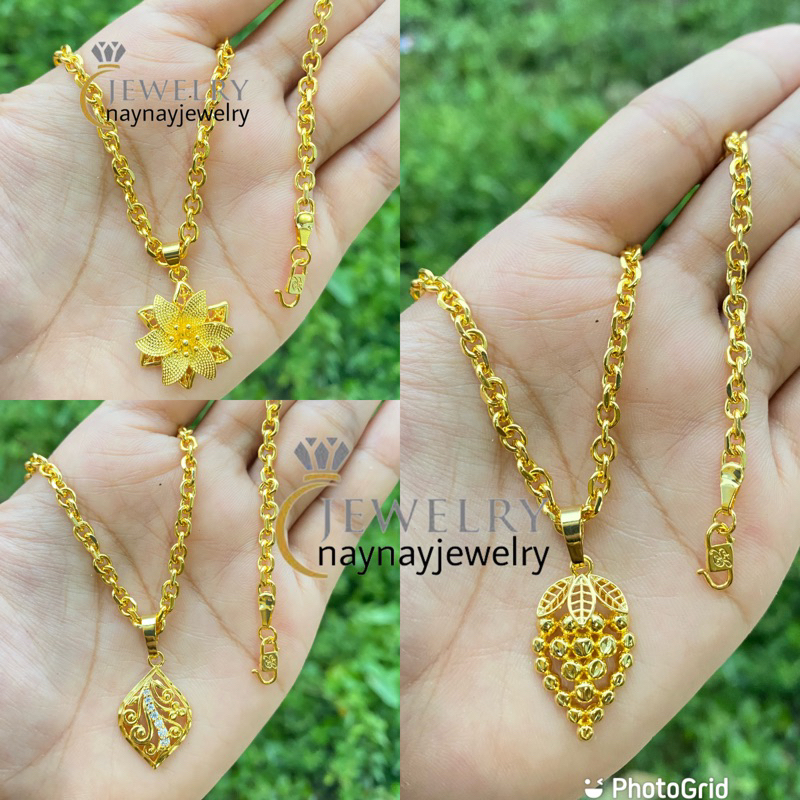 Kalung Medan 2 suku warna 24k