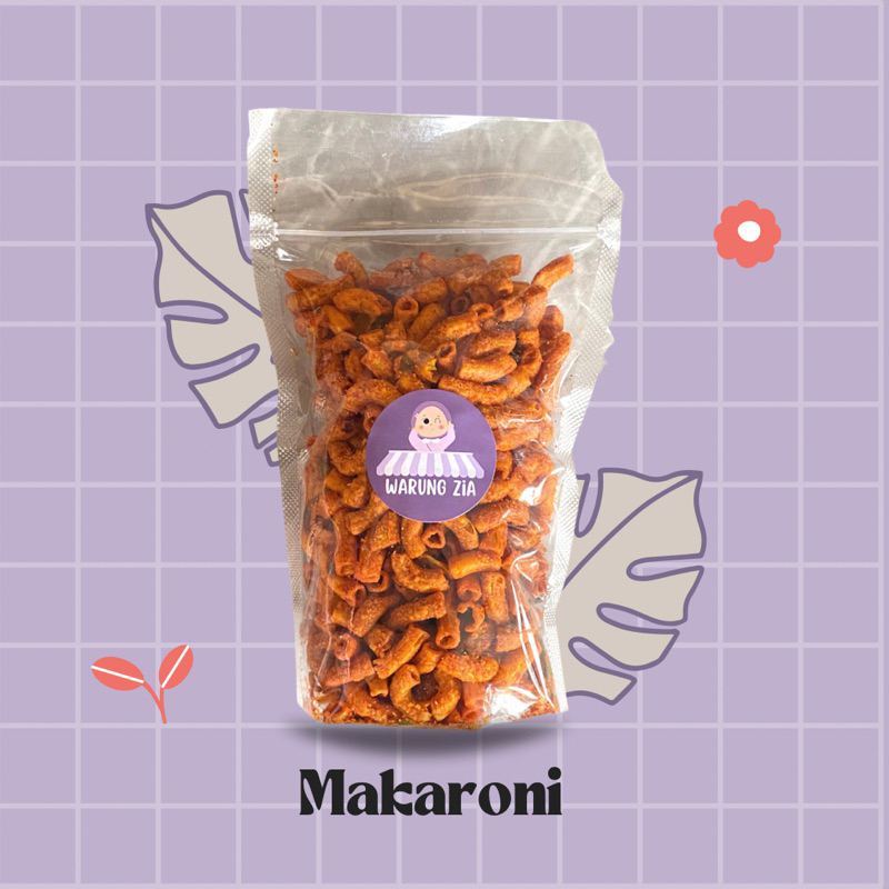 

MAKARONI PEDAS DAUN JERUK | 400gr CEMILAN MAKARONI GORENG PEDAS RENYAH