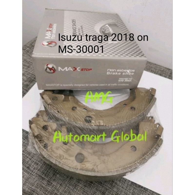 brake shoe kampas rem belakang Isuzu traga merk MAXSTOP